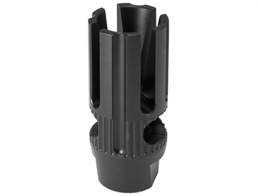 Picture of MISSION FIRST TACTICAL E-VOLV AR15 MUZZLE DEVICE 4 PRONG SIDE PORTED BLACK 1/2X28 E2ARMD3