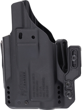 Picture of Mission First Tactical Pro Holster, Inside Waistband Holster, Ambidextrous, For Sig P365 X-Macro W/TLR-7, Kydex, Includes 1.5" Belt Attachment, Black H5-SIG-6-WL-7 H5SIG6WL7