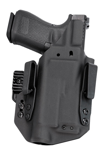 Picture of Mission First Tactical IWB Light Holster for Glock 19/45 Ruger RXM x300 Black Ambi H7-GL-1-WL-3 H7GL1WL3