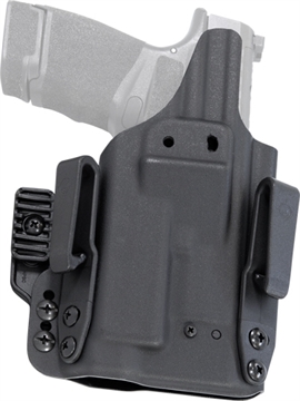 Picture of Mission First Tactical Pro Holster, Inside Waistband Holster, Ambidextrous, For Springfield Hellcat with TLR-6, Kydex, Includes 1.5" Belt Attachment, Black H5-SFD-1-WL-6 H5SFD1WL6