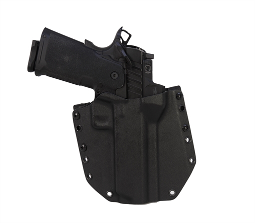 Picture of MFT HOLSTER OWB SPRINGFIELD 1911 DS PRODIGY 5IN BBL RIGHT HAND BLACK HSF1911-DS-FOWB-BL 810099432831