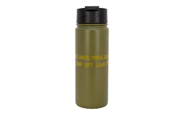 Picture of Mission First Tactical Mission First Tactical, M67 Drinkware, Frag Flip Top Tumbler, 16 oz, Green DM67-16