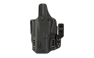 Picture of Mission First Tactical Pro Holster, Inside Waistband Holster, Ambidextrous, Black, Glock OEM 19, H3-GL-1-BR1 H8-GL-1