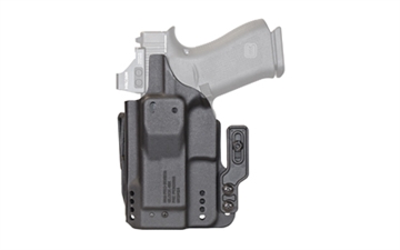 Picture of Mission First Tactical Pro Holster, Inside Waistband Holster, Ambidextrous, Black, Glock 43X W/Wo Red Dot, H3-GL-1-BR1 H8-GL-3