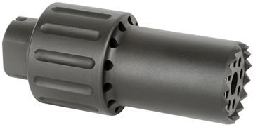 Picture of MIDWEST INDUSTRIES ALPHA BLAST DIVERTER BLK 1/2X28-9MM MI-ALPHA-BD1/2X28-9MM
