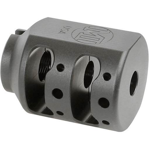 Picture of Midwest Industries, Inc. ALPHA TANK BRAKE - BLACK NITRIDE - M14X1LH MI-ALPHA-TBM14X1LH-N