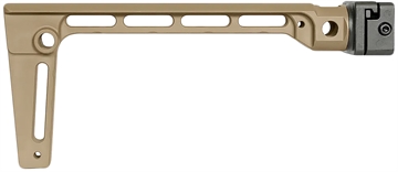 Picture of Midwest Industries  Arm Brace Side Folding Stock Flat Dark Earth 6061 Aluminum Fixed  MI-ARM-SF-FDE