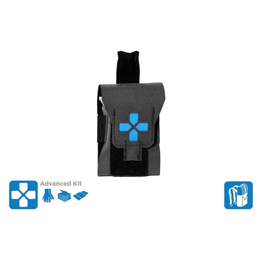Picture of Blue Force Gear MICRO TRAUMA KIT NOW!-NANO-ADVANCED SUPPLIES-BLACK TKN-NANO-ADV-BK