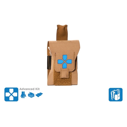 Picture of Blue Force Gear MICRO TRAUMA KIT NOW!-NANO-ADVANCED SUPPLIES-COYOTE BROWN TKN-NANO-ADV-CB