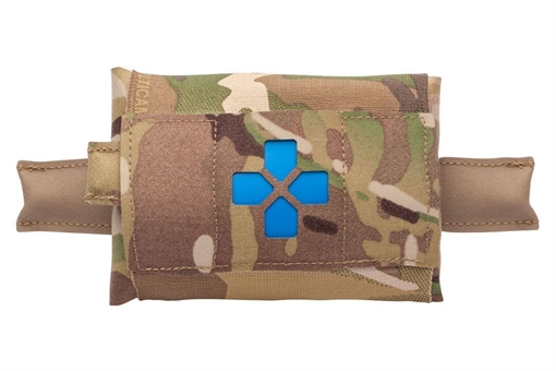 Picture of Blue Force Gear Micro Trauma Kit NOW! MOLLE Mounted Helium Whisper Advanced Supplies MultiCam® -MC HW-TKN-MTKN-ADV