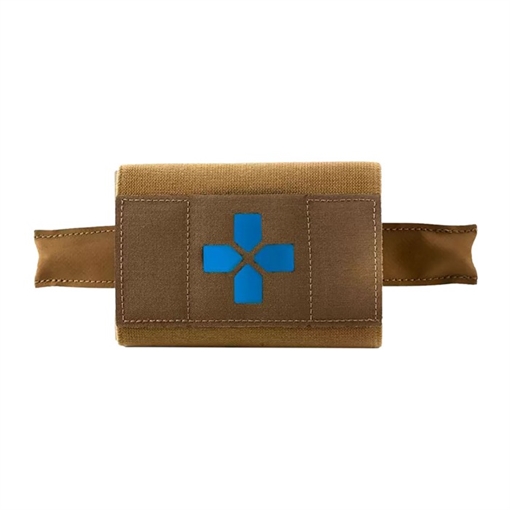 Picture of Blue Force Gear - Micro Trauma Kit NOW! - Belt Mount - Essentials Supplies - Coyote Brown -CB BT-TKN-MTKN-ESS