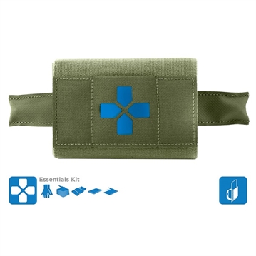 Picture of Blue Force Gear - Micro Trauma Kit NOW! - Belt Mount - Essentials Supplies - OD Green BT-TKN-MTKN-ESS-OD