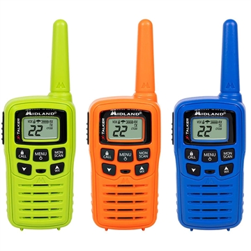 Picture of Midland Midland X-Talker T10 Two Way Radio Multi Color 3 pk. T10X3M