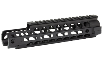 Picture of Midwest Industries 20 Series, M-LOK Handguard, 9.5", Anodized Finish, Black, Wrench Included, Fits AR Rifles MI-20XM