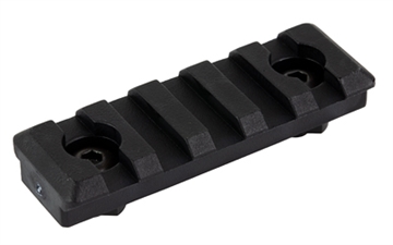 Picture of Midwest Industries Polymer M-LOK Rail, Fits M-LOK Handguards, 5 Slot, Polymer Construction, Matte Finish, Black, Hardware Included MI-5PMR MI5PMR