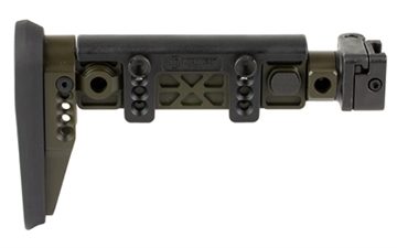 Picture of Midwest Industries Alpha Side Folding Stock, Fits AK47 and Other Firearms with 1913 Picatinny Stock Adapter, Matte Finish, Olive Drab Green MI-AK-ALPHA-FS-ODG