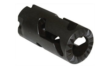 Picture of Midwest Industries Flash Hider, 7.62X39, Impact Device, M14 x 1.0 Left Hand Thread, Black MI-AKFH1