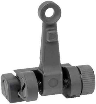 Picture of Midwest Industries Combat Rifle Rear Sight, Low Profile Flip Sight, Mil-Spec Sight Height, Ordnance Grade Steel and 6061 Aluminum, Black Finish MI-CRS-R MICRSR