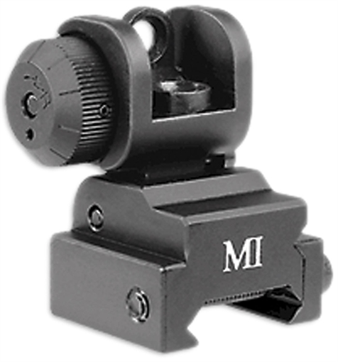 Picture of Midwest Industries AR-15 FLIP-UP ADJUSTABLE REAR SIGHT BLACK MCTAR-ERS