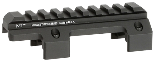 Picture of Midwest Industries HK MP5 and Clones Top Picatinny Rail Black Anodized 0 MOA MIMP5OR