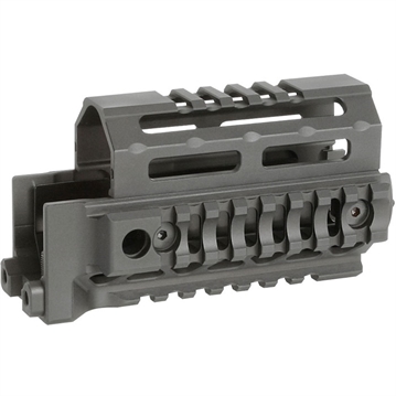 Picture of Midwest Industries, Inc. AK ALPHA SERIES KRANK QUAD RAIL HANDGUARD BLACK MI-AK-ALPHA-BKQR AKALPHABKQR
