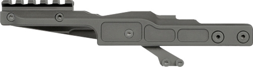 Picture of Midwest Industries Alpha Optic Mount Black Anodized Hardcoat Aluminum/Steel MI AK Alpha Series Handguards Compatible w/Aimpoint T2 Pattern Optics MIAKALPHARDM