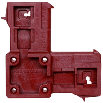 Picture of Midwest Industries AK Receiver Maintenance Block, Polymer Construction, Red, Compatible with AK47/AK74 Receivers MI-AKLRB MIAKLRB