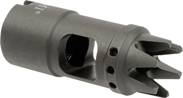 Picture of Midwest Industries AK12, Muzzle Brake, M14 x 1.0 LH Thread Pitch, Black MI-AK12MB-1 AK12MB1