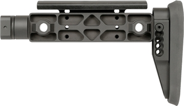 Picture of Midwest Industries Alpha Fixed Beam Stock, Fits AK47 and Other Firearms that Include a 1913 Stock Adapter, Anodized Finish, Black MI-ALPHA-FBS