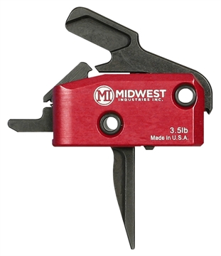 Picture of Midwest Industries AR15 Drop-In Trigger 3.5lb Single Stage Flat MI-TRIGGER-F