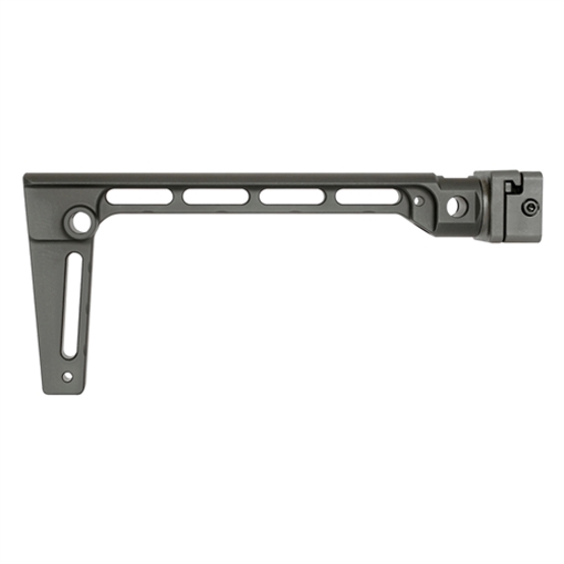 Picture of Midwest Industries MIARMSF Arm Brace Side Folding Stock Black 6061 Aluminum Fixed MIARMSF MI-ARM-SF