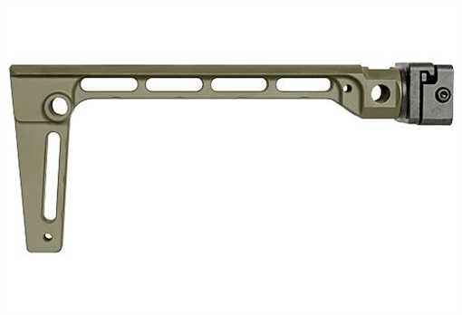Picture of Midwest Industries MIARMSFODG Arm Brace Side Folding Stock ODG 6061 Aluminum Fixed MIARMSFODG MI-ARM-SF-ODG