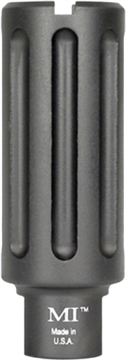 Picture of Midwest Industries Blast Can, Blast Diverter, 9MM, 1/2-36 Thread, Aluminum, Black Anodized Finish, 3.375" Length, 1.2" Diameter, 3.2 oz MI-BC9