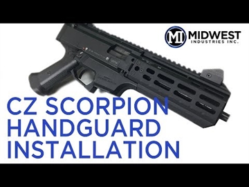 Picture of Midwest Industries HANDGUARD FREE FLOAT ALUMINUM 11.5'' BLACK MI-CZ11.5M