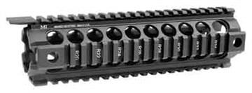 Picture of Midwest Industries Mid-Length Generation 2 Two Piece Drop-In-Handguard, Fits AR-15 Rifles, 4-Rail Handguard, Built-In QD Points, 9", Black MCTAR-18G2