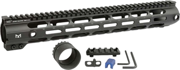 Picture of Midwest Industries AR 308 12.625'' COMBAT RAIL HANDGUARD DPMS HIGH M-LOK BLACK MI-CR308-12.625