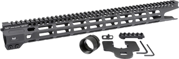Picture of Midwest Industries COMBAT HANDGUARD M-LOK ALUMINUM 17'' BLACK MI-CRM17XR
