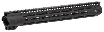 Picture of Midwest Industries Slim Line Handguard, 15" Length, M-LOK, Aluminum, Fits AR-15 Rifles, Includes 5-Slot Polymer Rail, Black Anodized Finish MI-SLH15 MISLH15