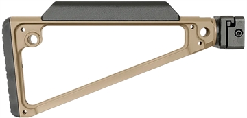 Picture of Midwest Industries  Triangle Side Folding Stock Flat Dark Earth 6061 Aluminum  MI-TRI-SF-FDE
