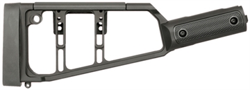 Picture of Midwest Industries Lever Stock, Straight, Fits Marlin 1895 and 1884 Straight Grip Rifles, Anodized Finish, Black MI-LS-MS LSMS