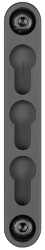 Picture of Midwest Industries M-LOK to KeyMod Adapter - 3 Slot MI-M2K3