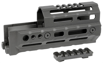 Picture of Midwest Industries Alpha AK47 Handguard, Fits Most Standard AKM Pattern AK47/74 with Stamped Receivers, MLOK Compatible, 6" Variant, Black MI-AK-ALPHA6 MIAKALPHA6