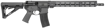 Picture of Midwest Industries Lightweight 223 Wylde 16" 30+1 Black Hard Coat Anodized Rec with 16" M-Lok Black 6 Position Magpul CTR Stock Black Magpul MOE Grip Right Hand MIFN16CRM15