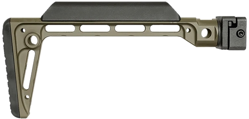 Picture of Midwest Industries MIMINSFODG Minimalistic Side Folding Stock ODG 6061 Aluminum Folding MIMINSFODG MI-MIN-SF-ODG