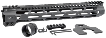 Picture of Midwest Industries Ultralight AR-15 Black Hardcoat Anodized Aluminum/Polymer 12.625" Picatinny/M-LOK MIULW12625
