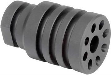 Picture of Midwest Industries Blast Diverter, 5/8-24 Threads, Fits 30 Caliber Pistols or Rifles, Linear Comp Design Diverts Muzzle Blast Forward, Black Finish MI-30PBD