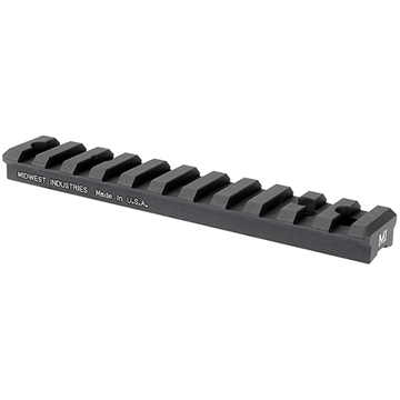 Picture of Midwest Industries 1 Piece Base, Fits Ruger 10/22, Black MI-1022SM MI1022SM