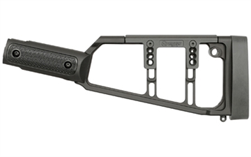 Picture of Midwest Industries Lever Stock, Straight, Fits Henry Straight Grip Lever Action Rifles, Anodized Finish, Black MI-LS-HS LSHS
