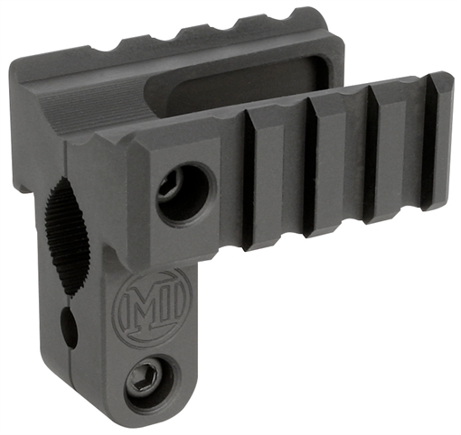 Picture of Midwest Industries Alpha Light Mount, Fits Barrels with Diameter .580 - .700, 2.1" 1913 Rail on Each Side, Black MI-AK-01 MIAK01