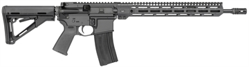 Picture of Midwest Industries Lightweight 223 Wylde 16" 30+1 Black Hard Coat Anodized Rec with 14" M-Lok Black 6 Position Magpul CTR Stock Black Magpul MOE Grip Right Hand MIFN16CRM14